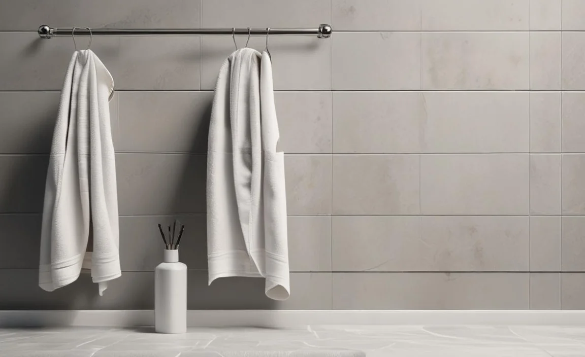 Decorative Options for Towel Hanging