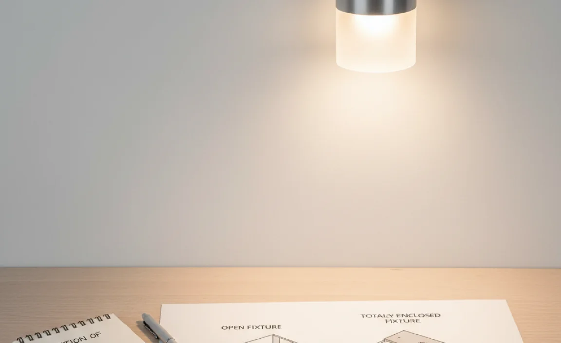 Definition of Totally Enclosed Light Fixture