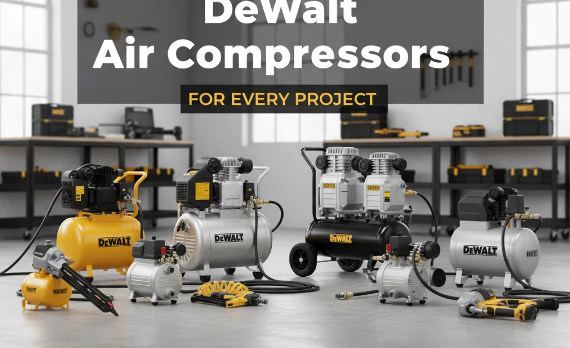 DeWalt Air Compressors for Every Project