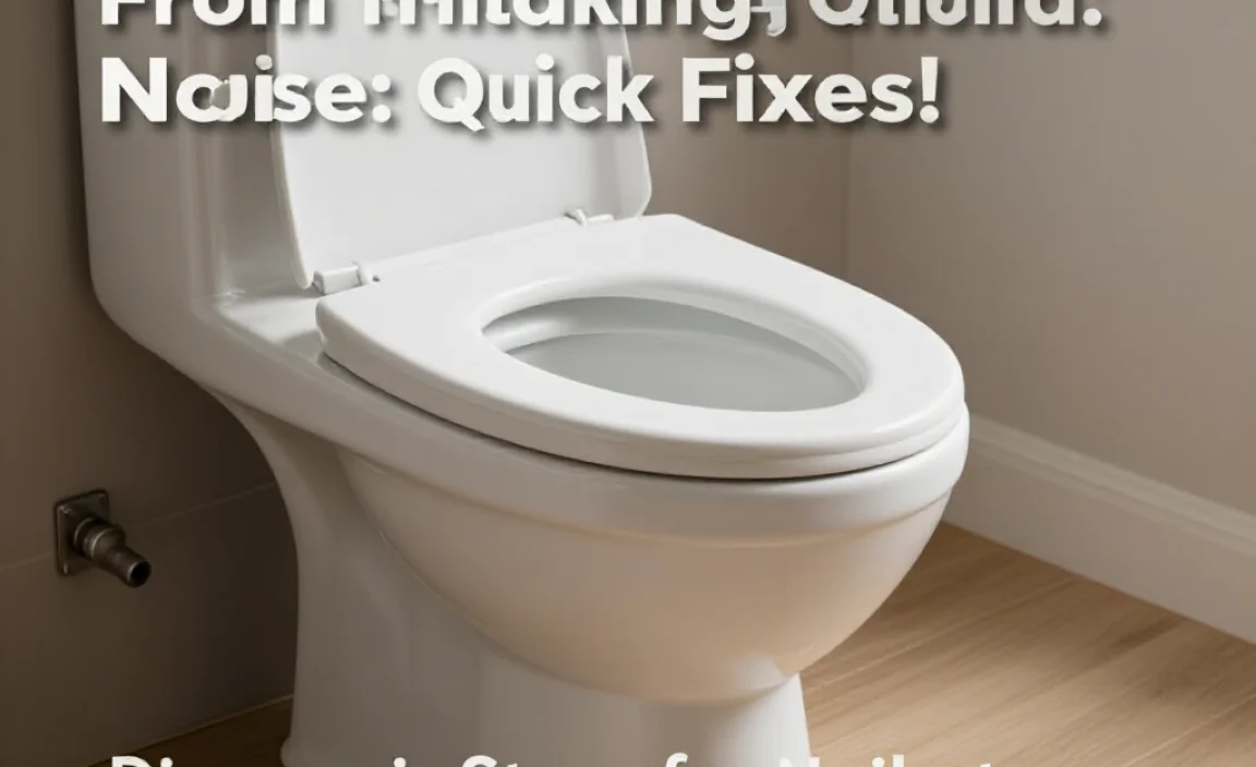 Diagnosis Steps for Noisy Toilets