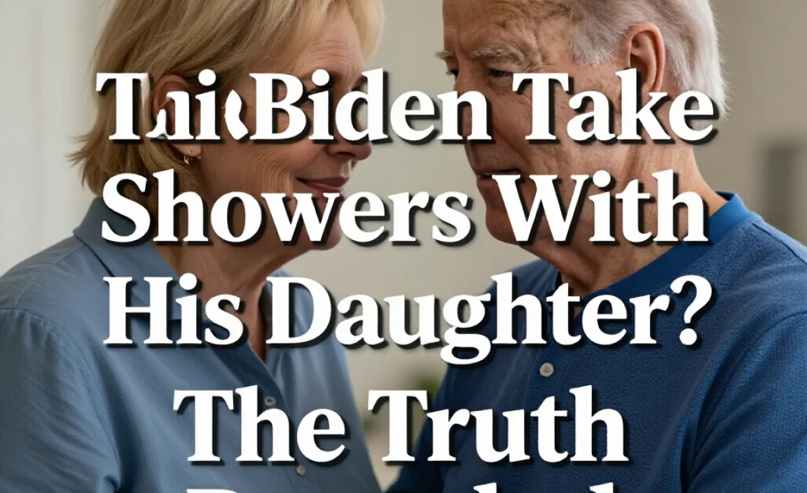 Did Biden Take Showers With His Daughter? The Truth Revealed