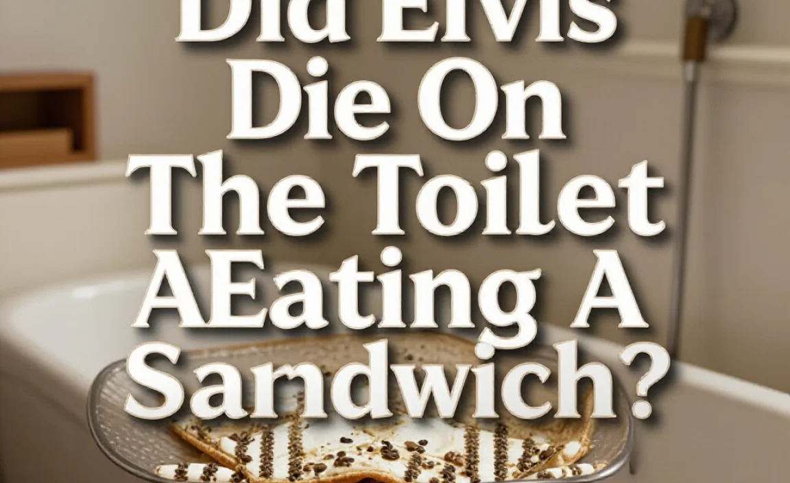 Did Elvis Die On The Toilet Eating A Sandwich? Find Out!