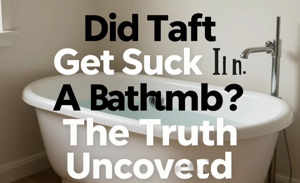 Did Taft Get Stuck In A Bathtub? The Truth Uncovered
