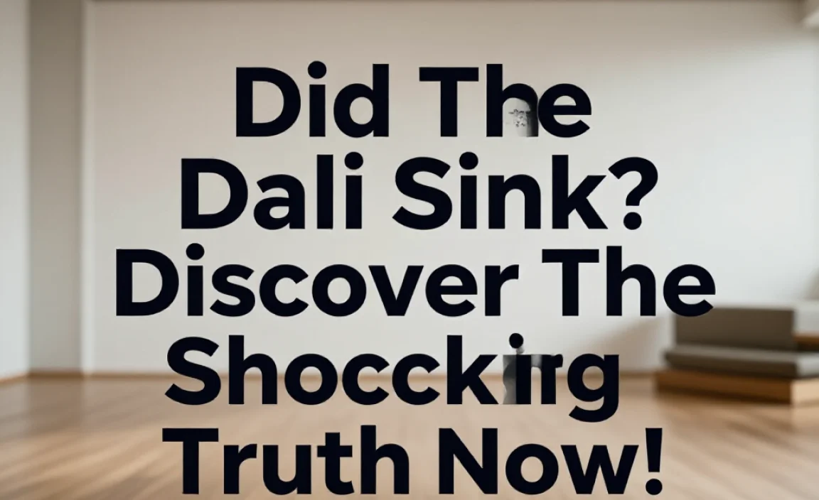Did The Dali Sink? Discover The Shocking Truth Now!