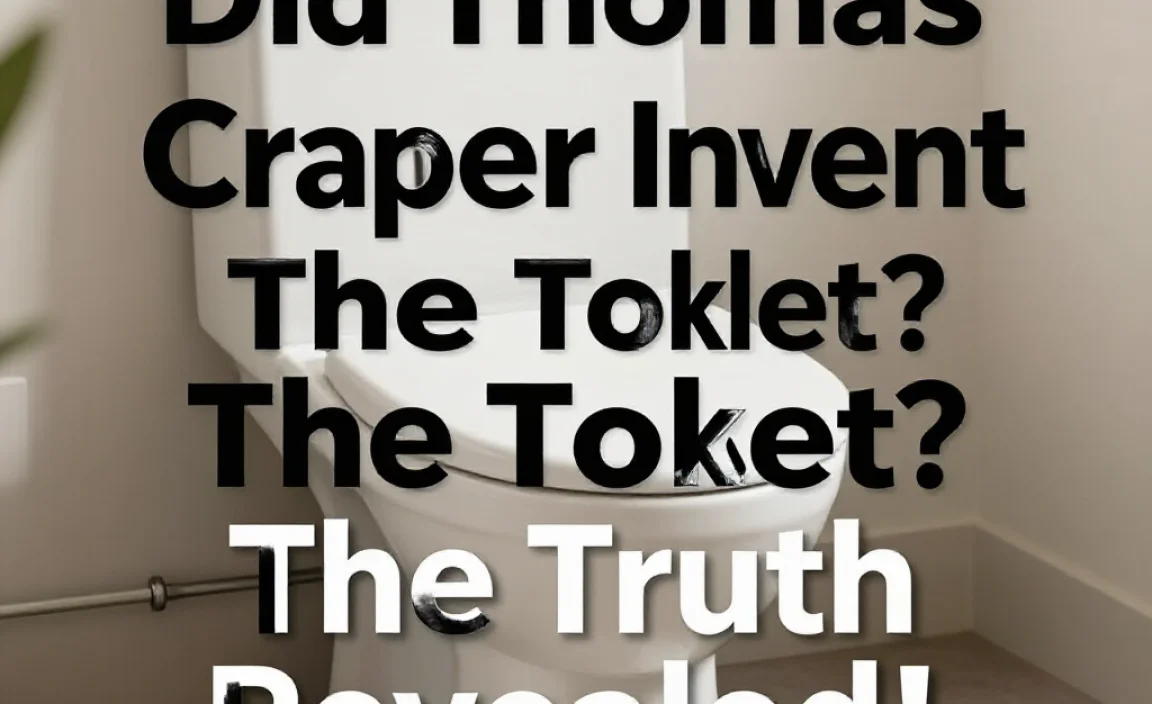Did Thomas Crapper Invent The Toilet? The Truth Revealed!