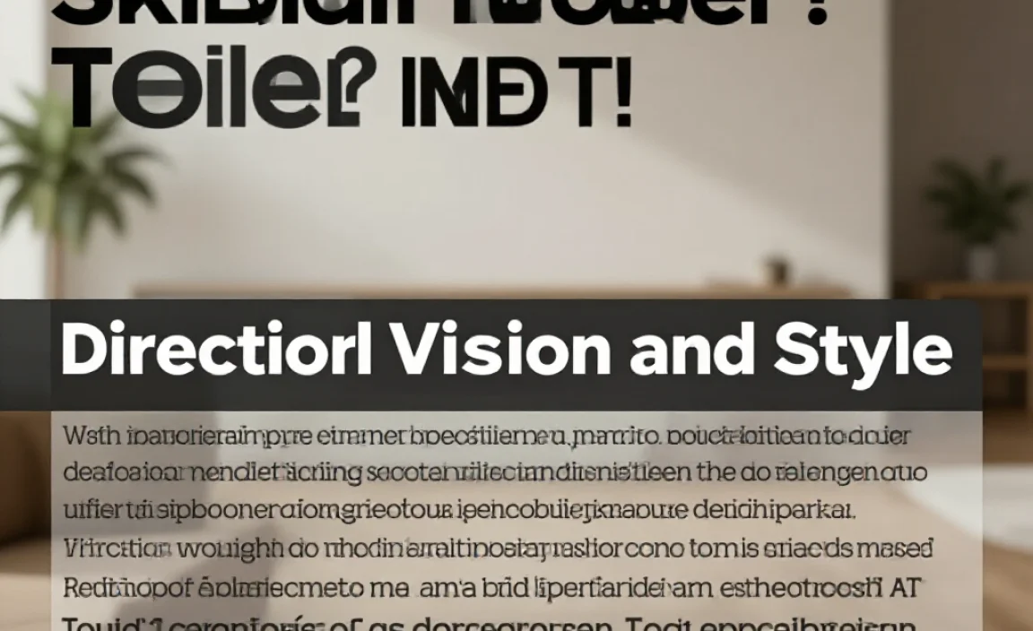 Directorial Vision and Style