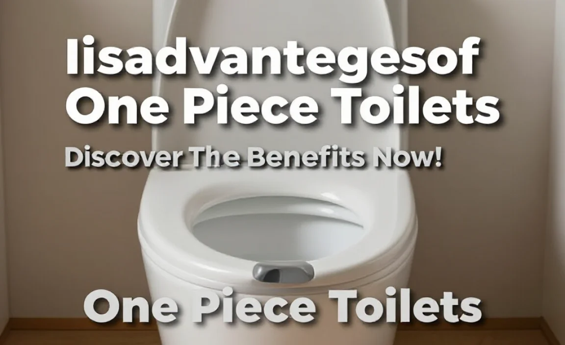 Disadvantages of One Piece Toilets