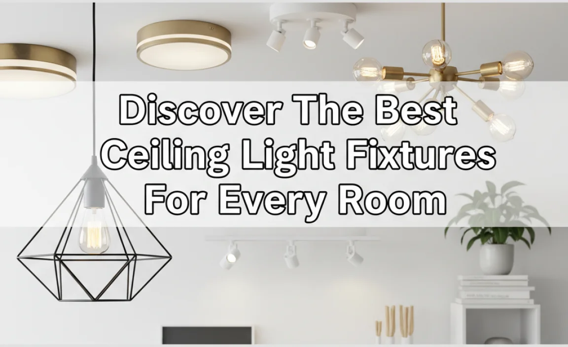 Discover The Best Ceiling Light Fixtures For Every Room