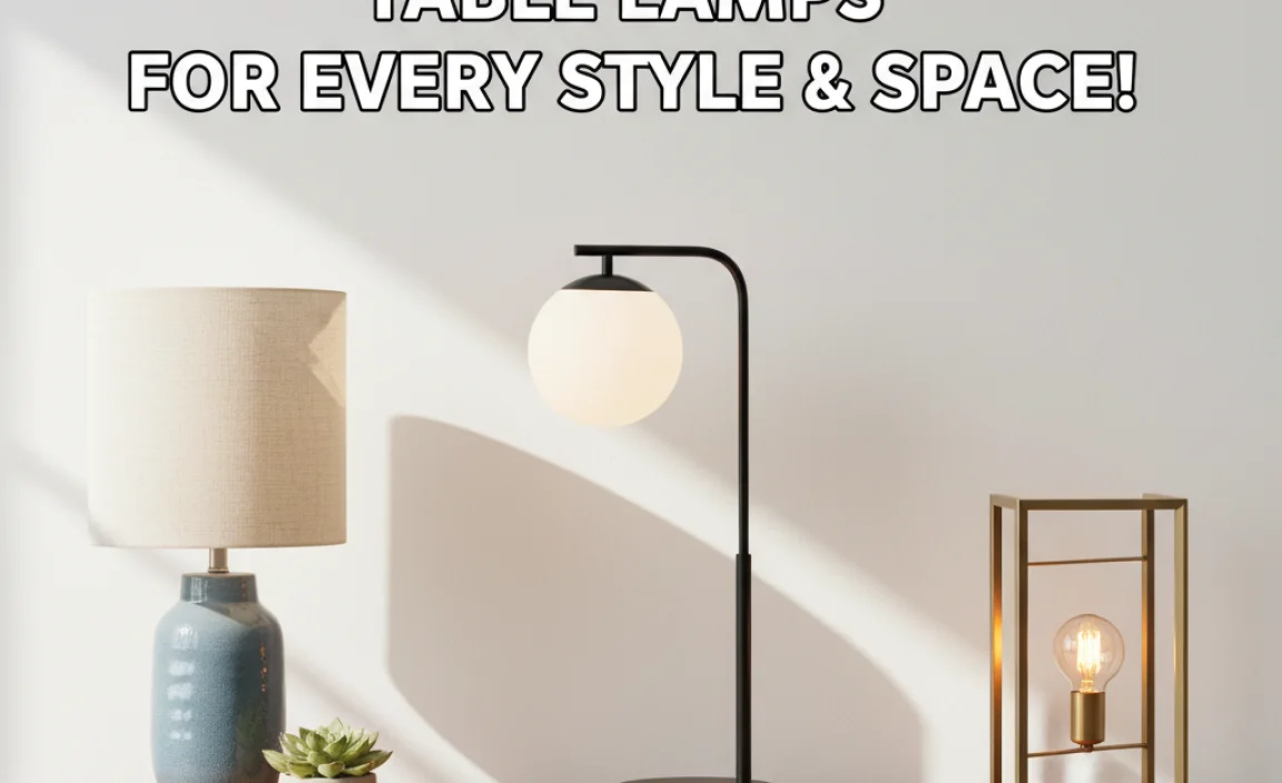 Discover The Best Table Lamps For Every Style & Space!