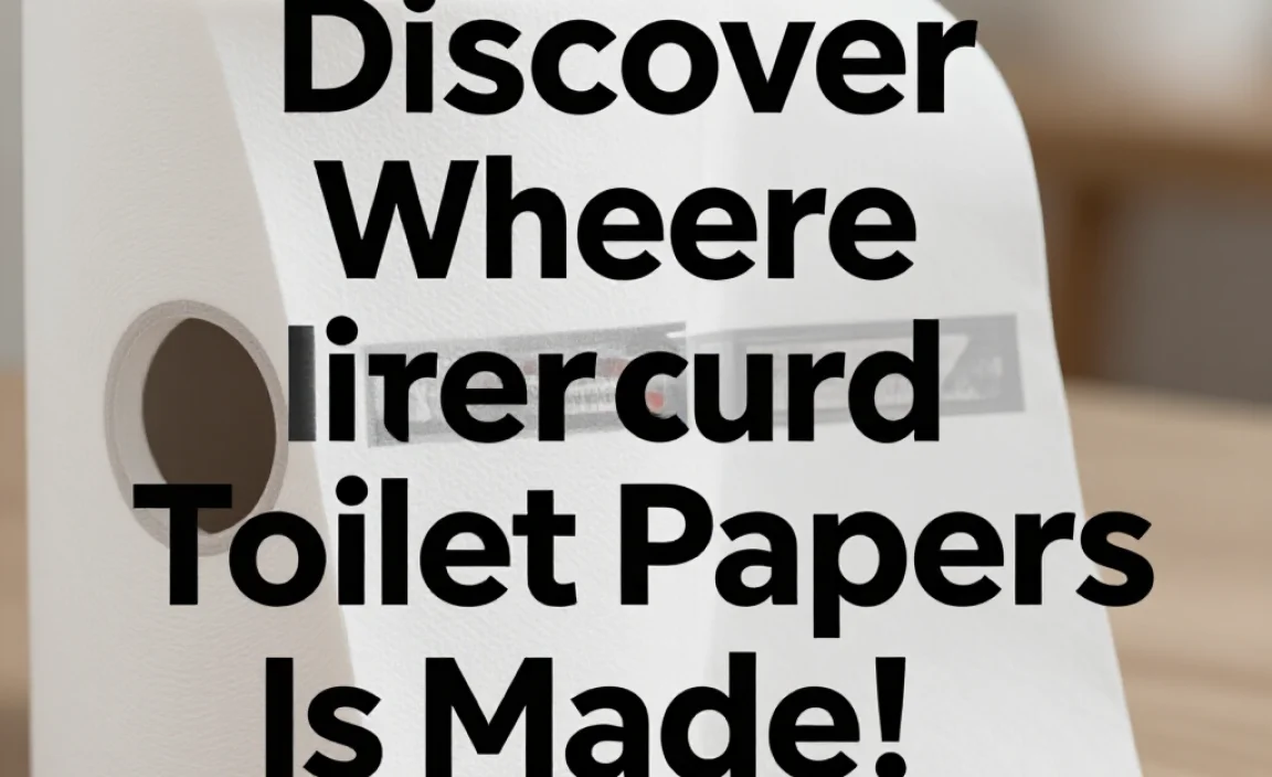 Discover Where Kirkland Toilet Paper Is Made!