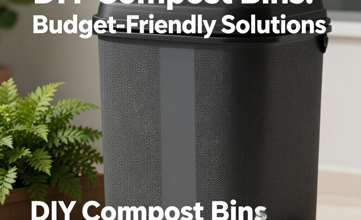 DIY Compost Bins: Budget-Friendly Solutions