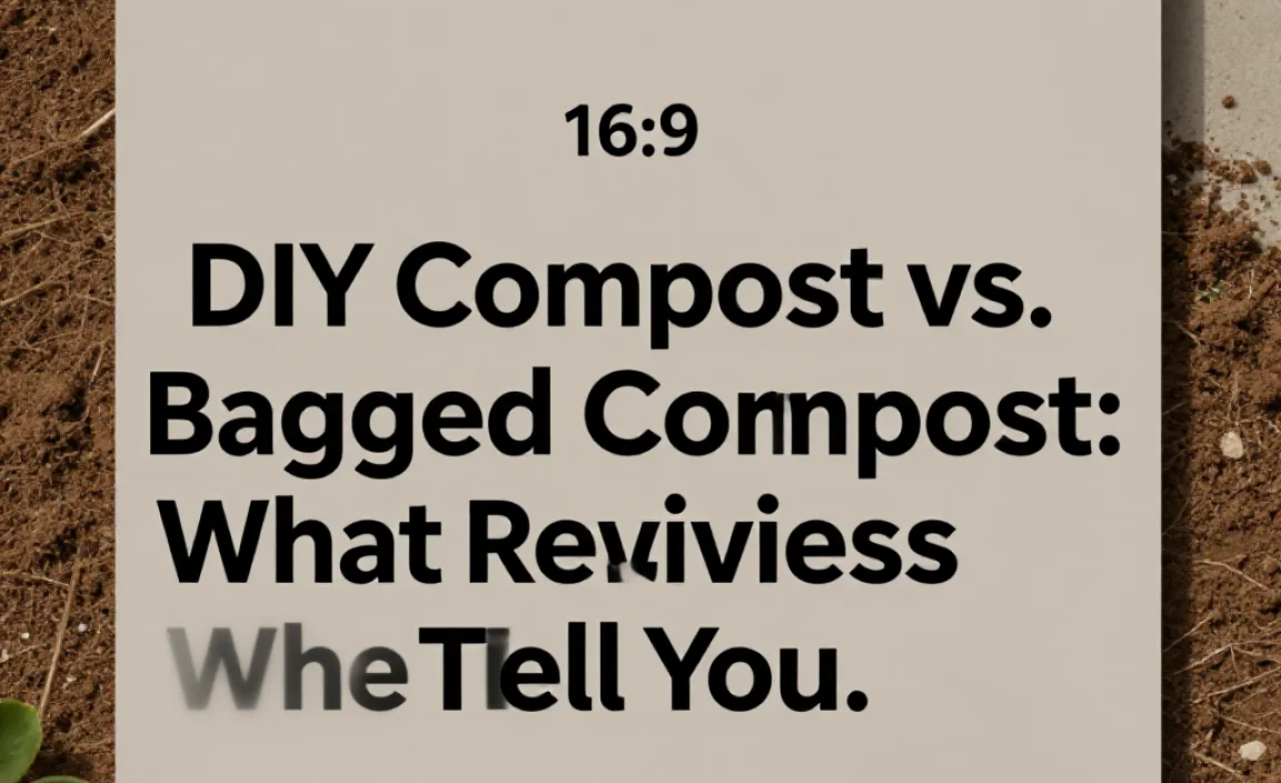 DIY Compost vs. Bagged Compost: What Reviews Tell You