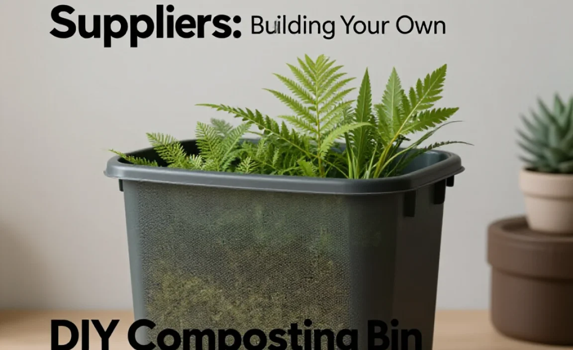 DIY Composting Bin Suppliers: Building Your Own