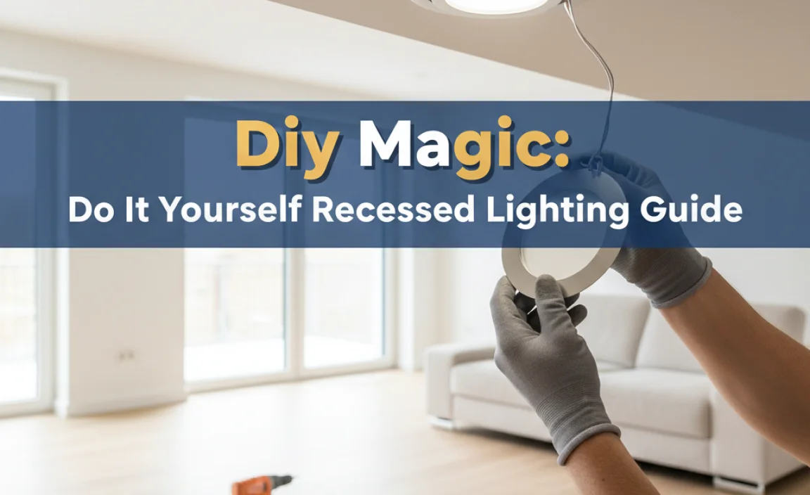 Diy Magic: Do It Yourself Recessed Lighting Guide