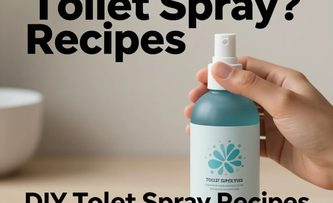 DIY Toilet Spray Recipes