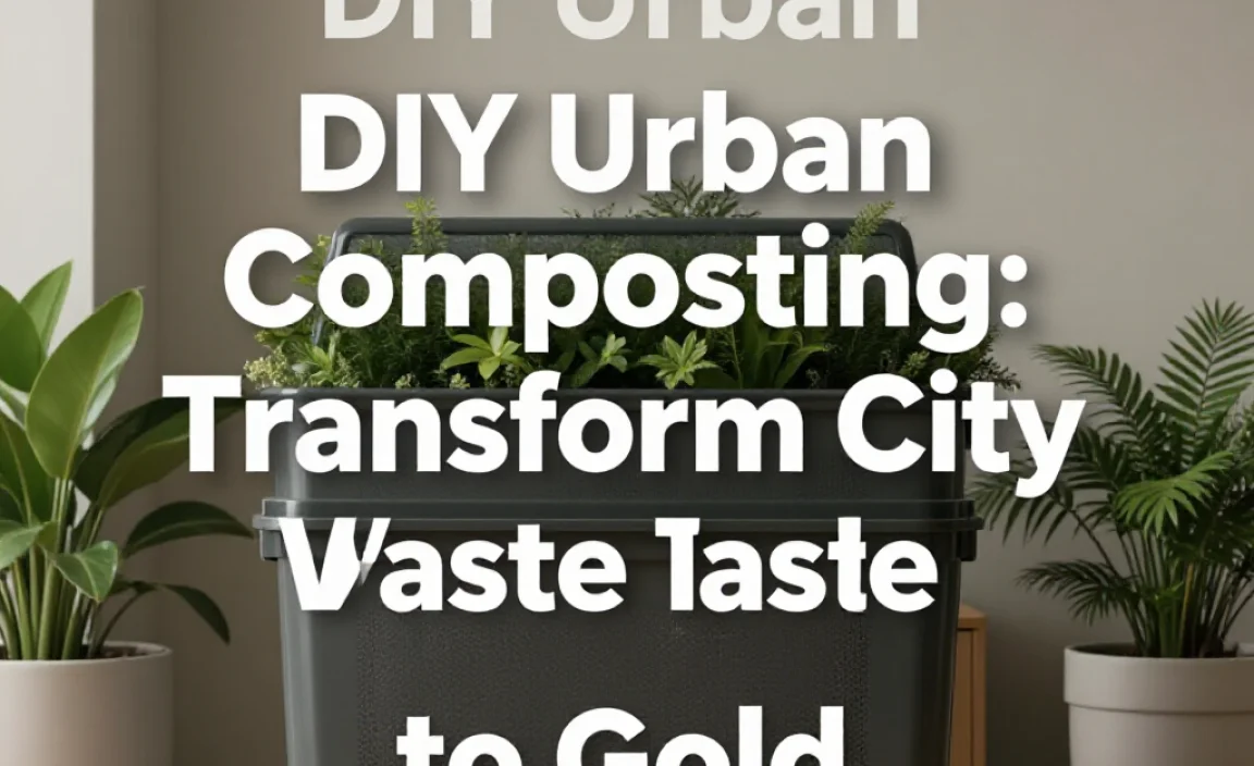DIY Urban Composting: Transform City Waste to Gold