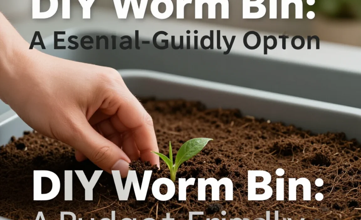 DIY Worm Bin: A Budget-Friendly Option