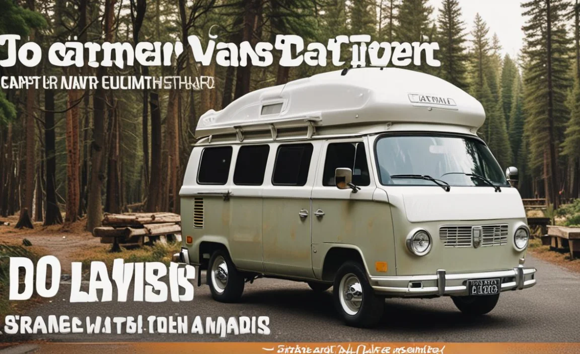 Do Camper Vans Have Toilets? Ultimate Guide!