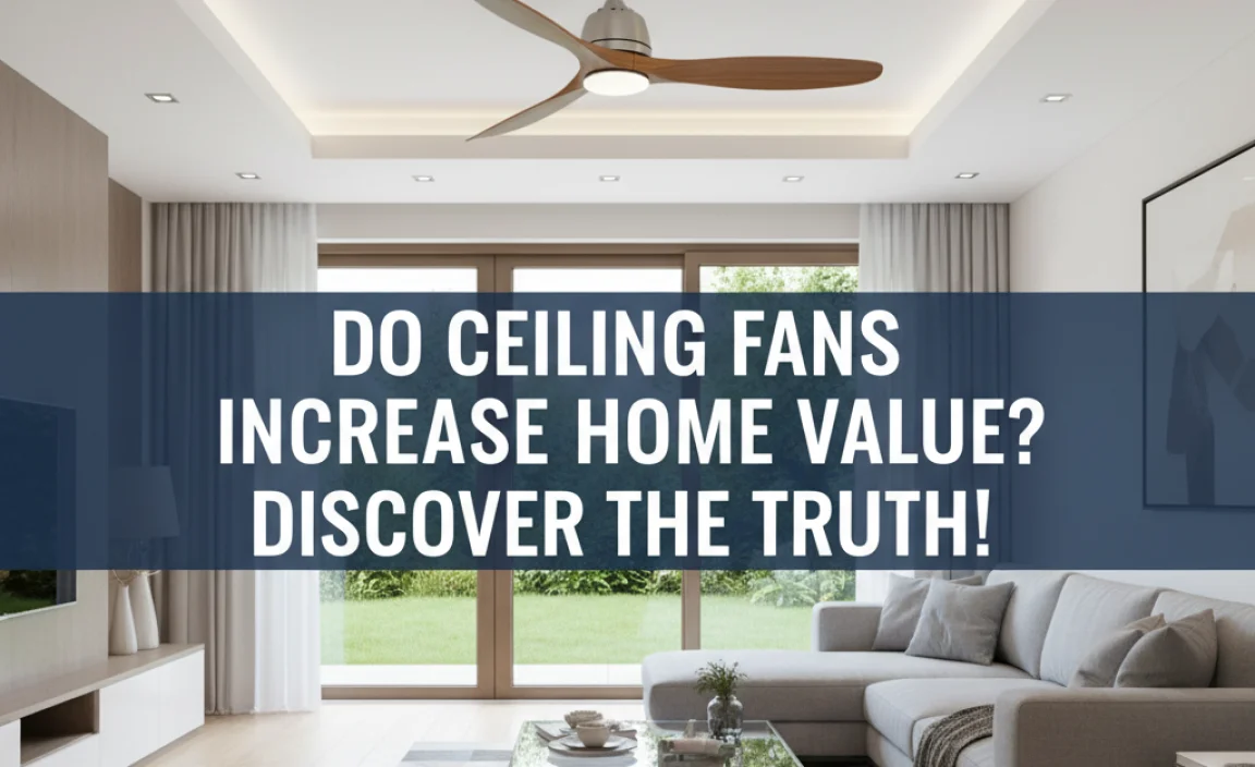 Do Ceiling Fans Increase Home Value? Discover The Truth!
