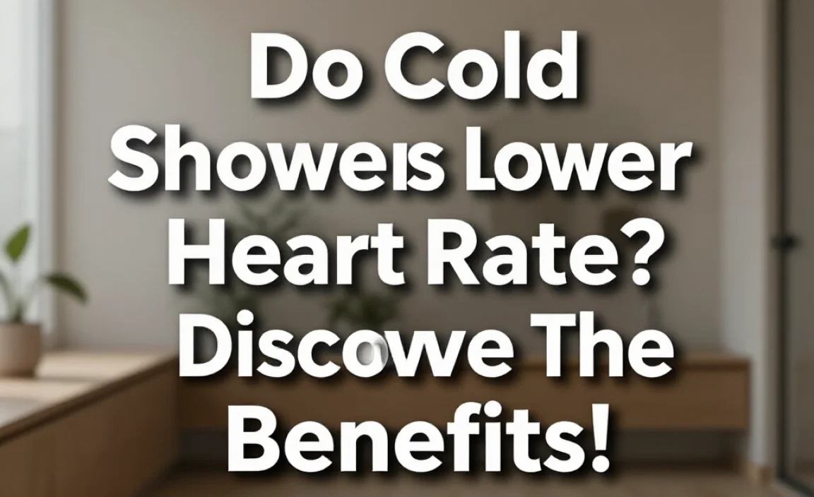 Do Cold Showers Lower Heart Rate? Discover The Benefits!