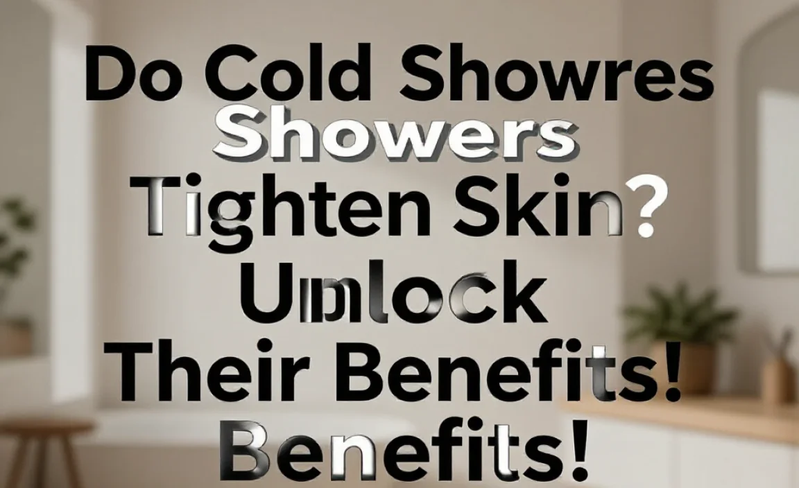 Do Cold Showers Tighten Skin? Unlock Their Benefits!
