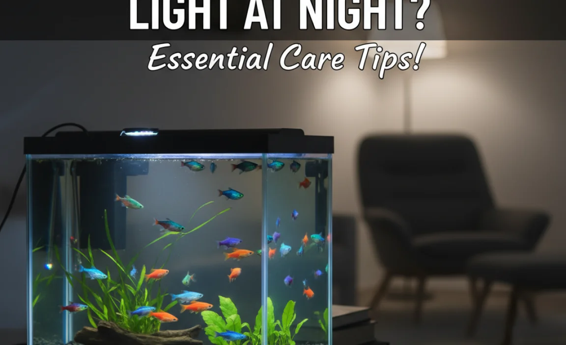 Do Glofish Need Light At Night? Essential Care Tips!