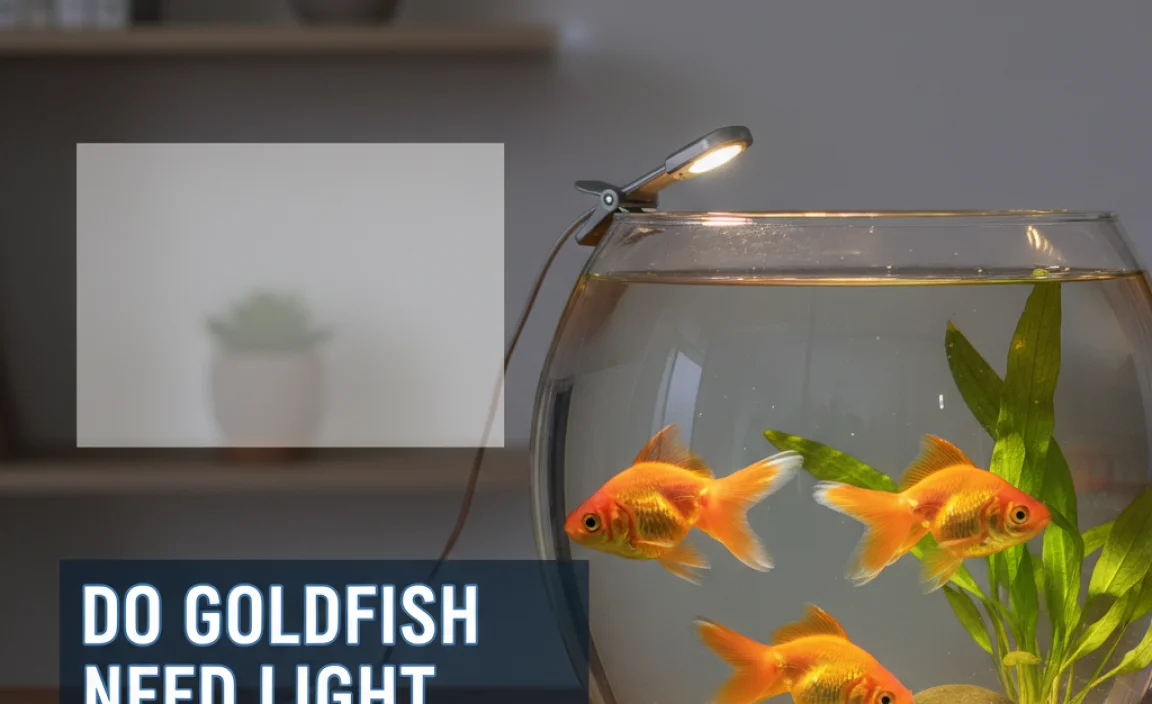 Do Goldfish Need Light at Night?