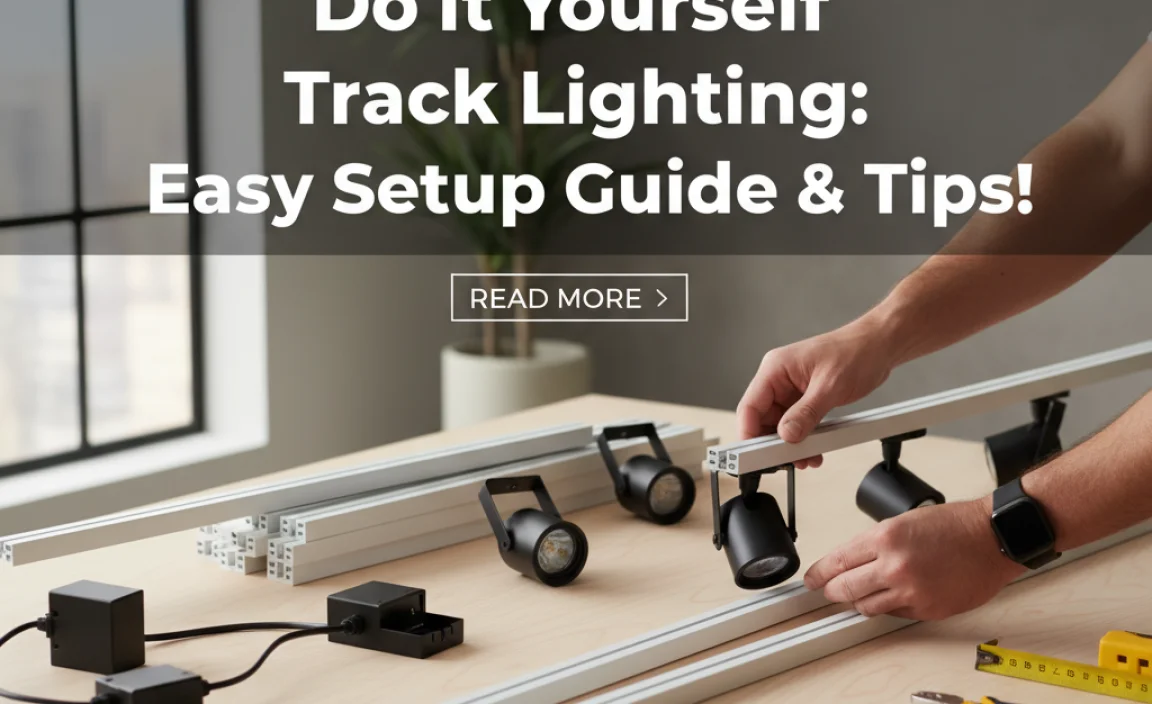 Do It Yourself Track Lighting: Easy Setup Guide & Tips!