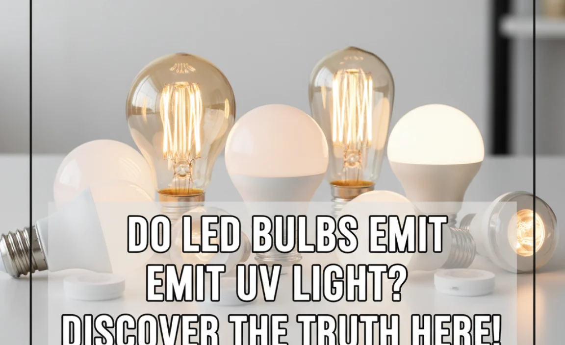 Do Led Bulbs Emit Uv Light? Discover The Truth Here!