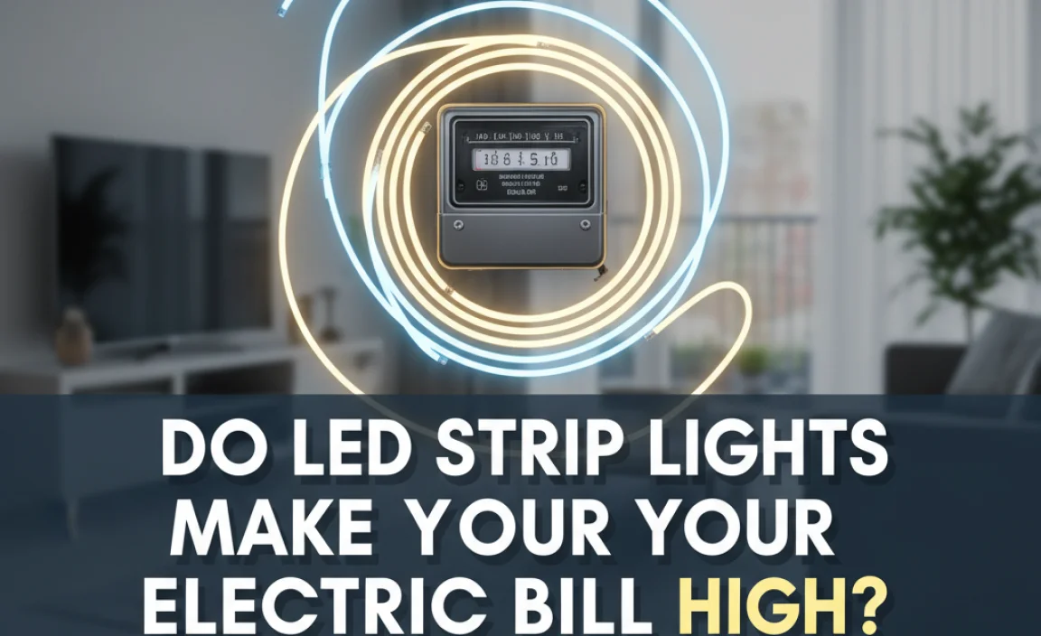 Do Led Strip Lights Make Your Electric Bill High?