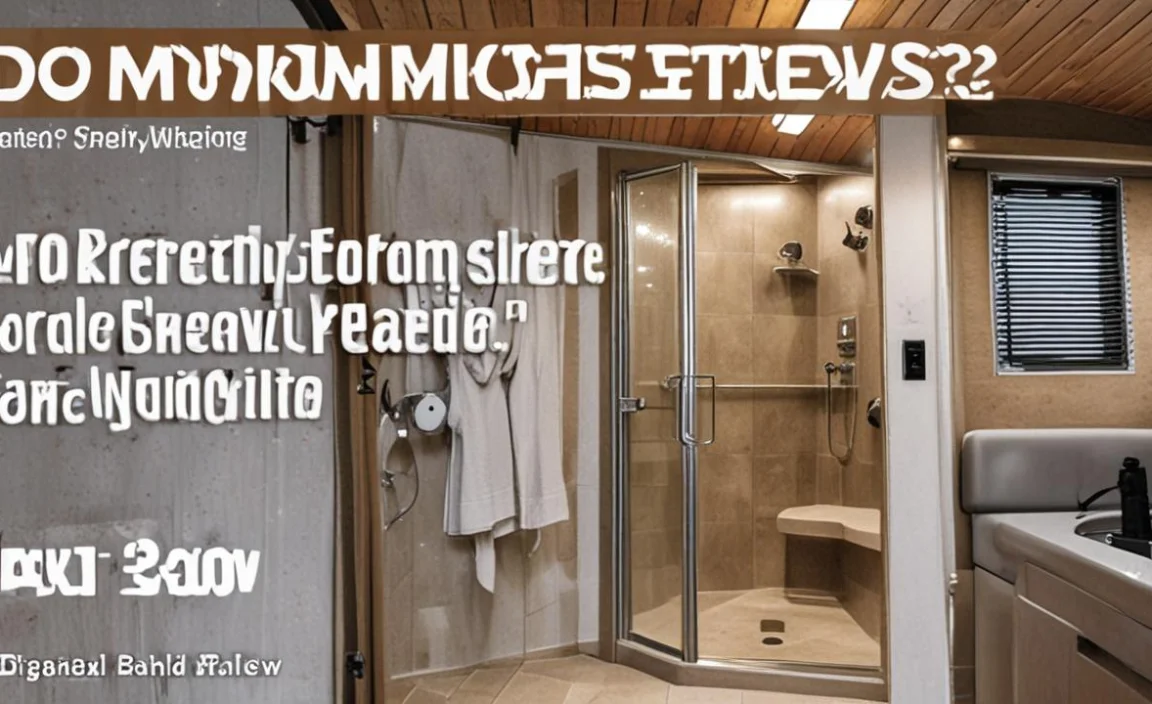 Do Motorhomes Have Showers? RV Showering Made Easy