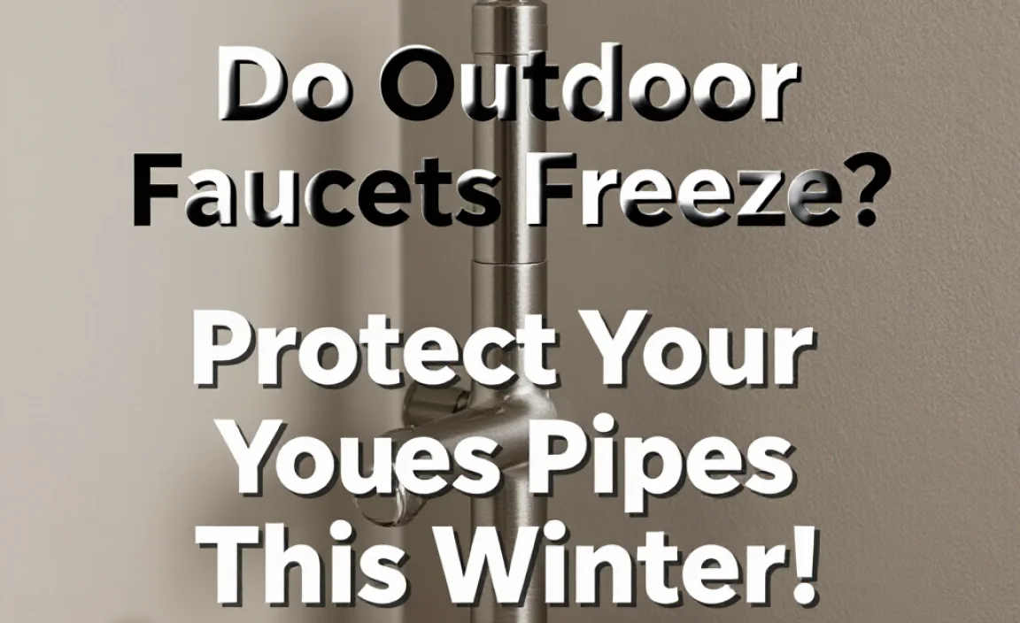 Do Outdoor Faucets Freeze? Protect Your Pipes This Winter!