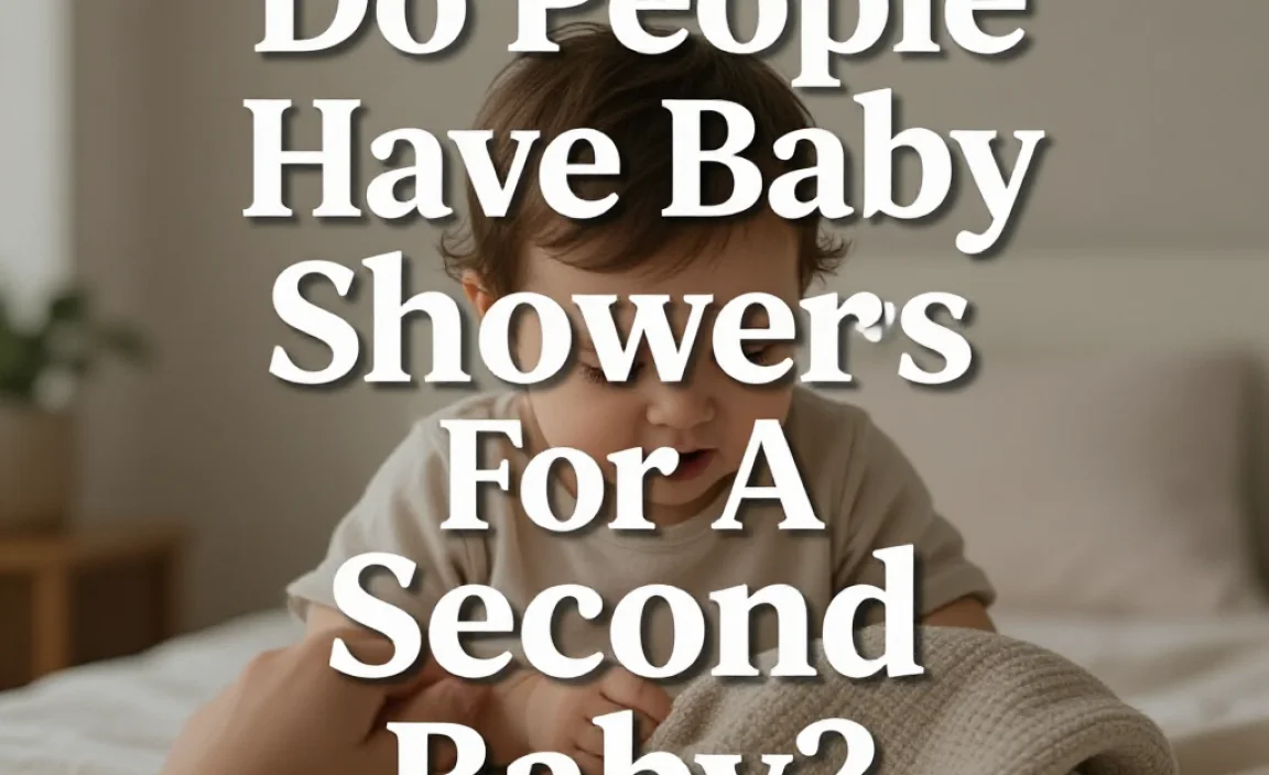 Do People Have Baby Showers For A Second Baby?