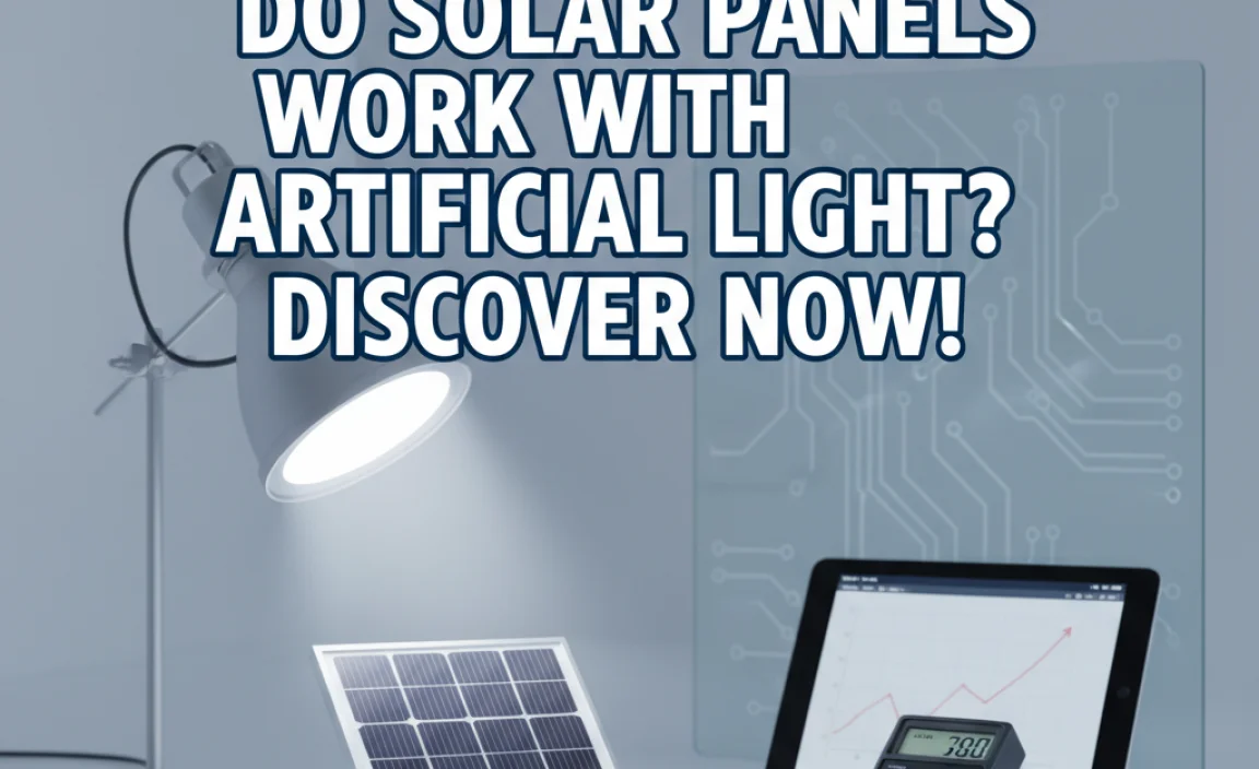 Do Solar Panels Work With Artificial Light? Discover Now!