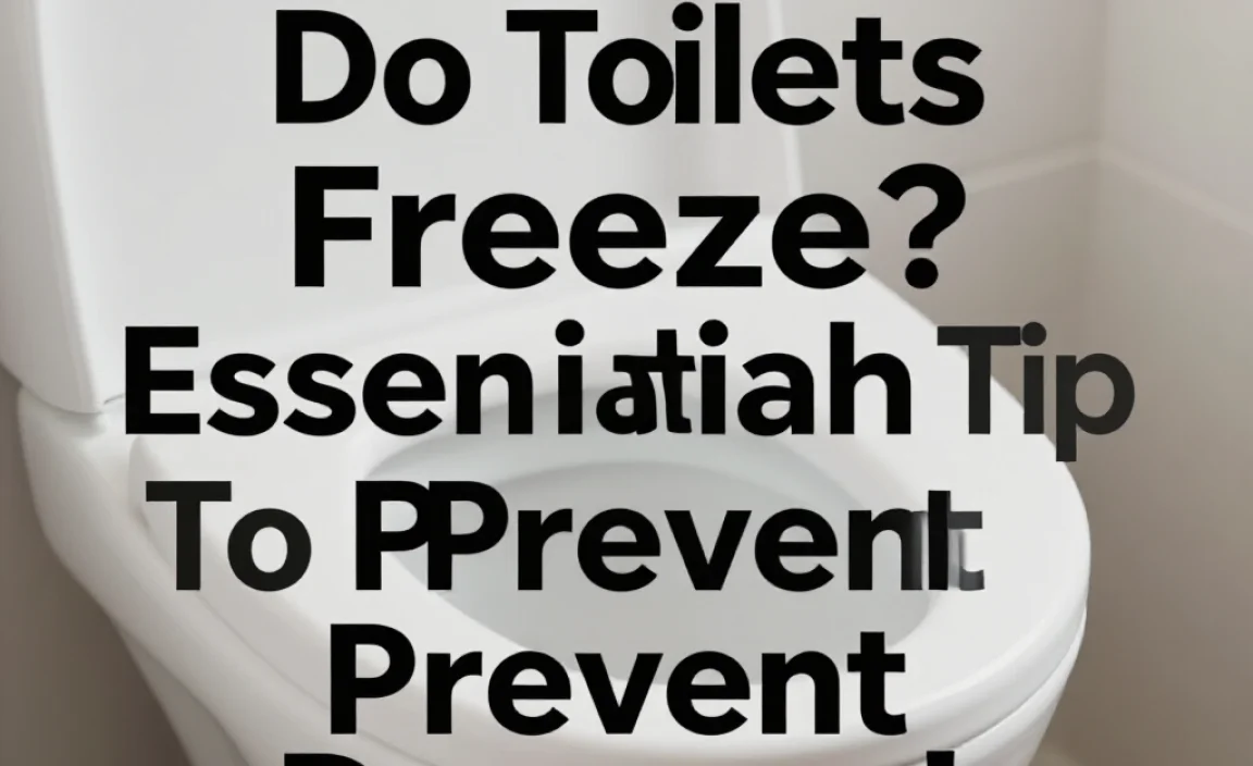 Do Toilets Freeze? Essential Tips To Prevent Damage!