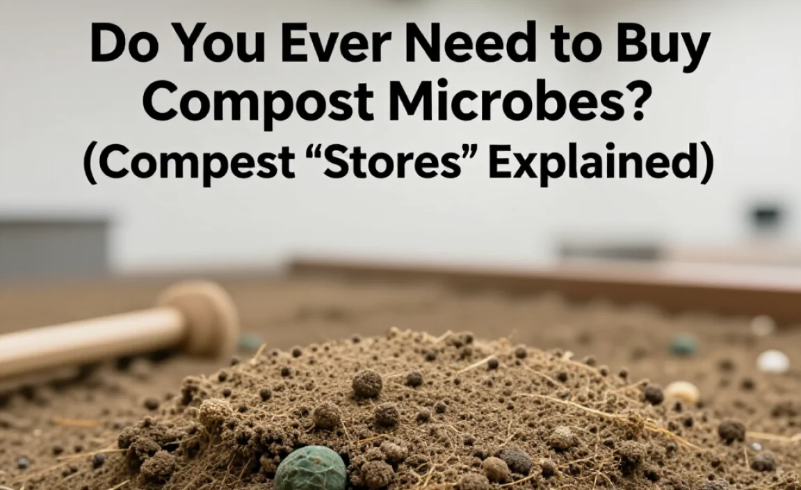 Do You Ever Need to Buy Compost Microbes? (Compost &ldquo;Stores&rdquo; Explained)