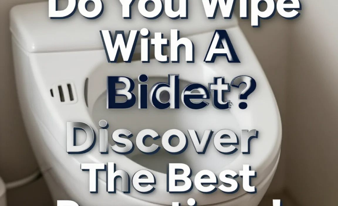 Do You Wipe With A Bidet? Discover The Best Practices!