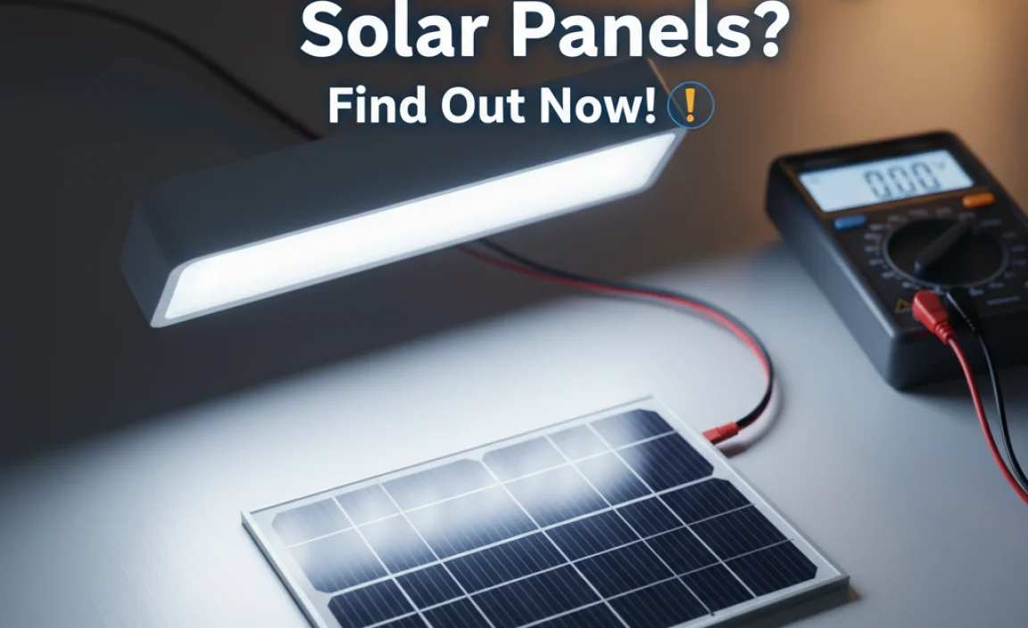 Does Led Light Charge Solar Panels? Find Out Now!
