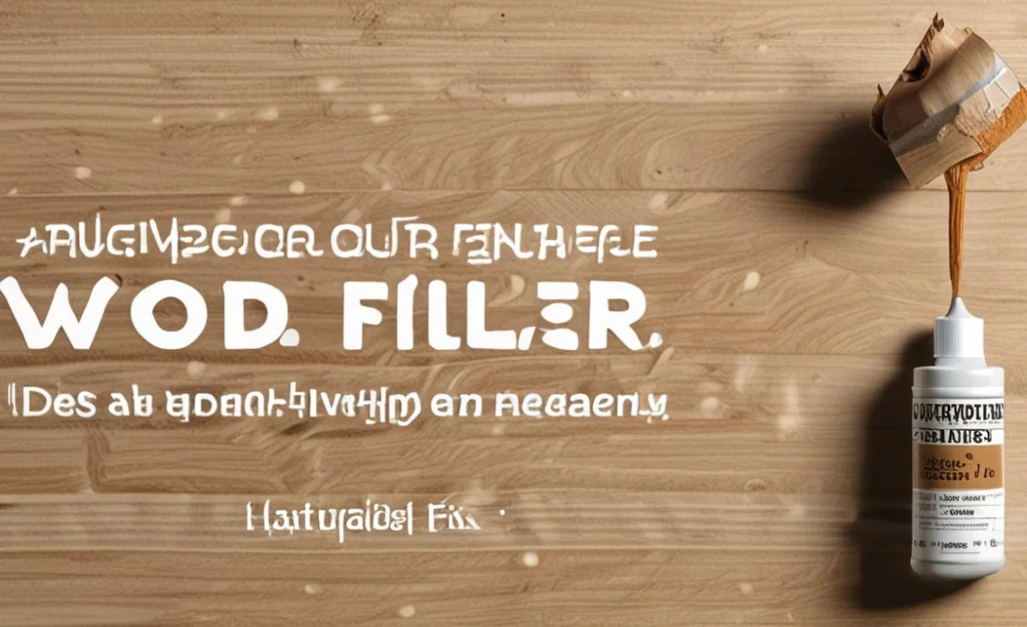Does Wood Filler Harden? Get a Powerful, Fast Fix!