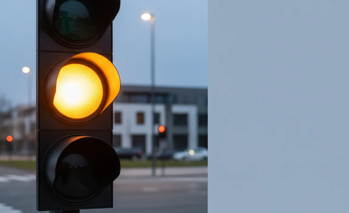 Driver Safety and Caution with Solid Yellow Lights