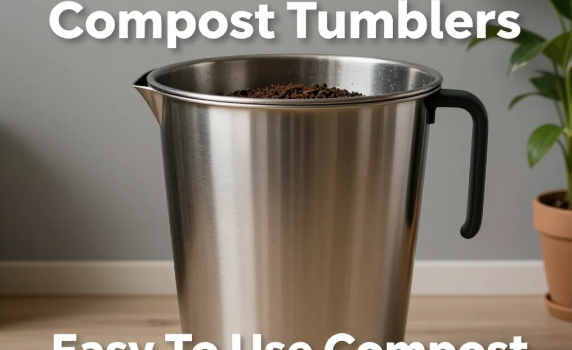 Easy To Use Compost Tumblers