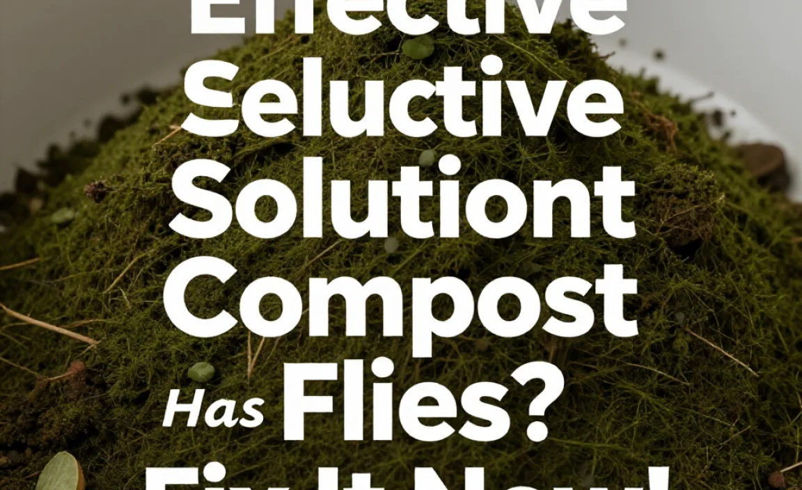 Effective Solutions: Compost Has Flies? Fix It Now!