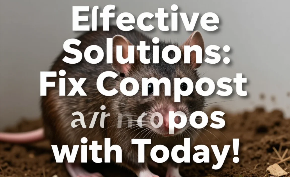 Effective Solutions: Fix Compost with Rats Today!