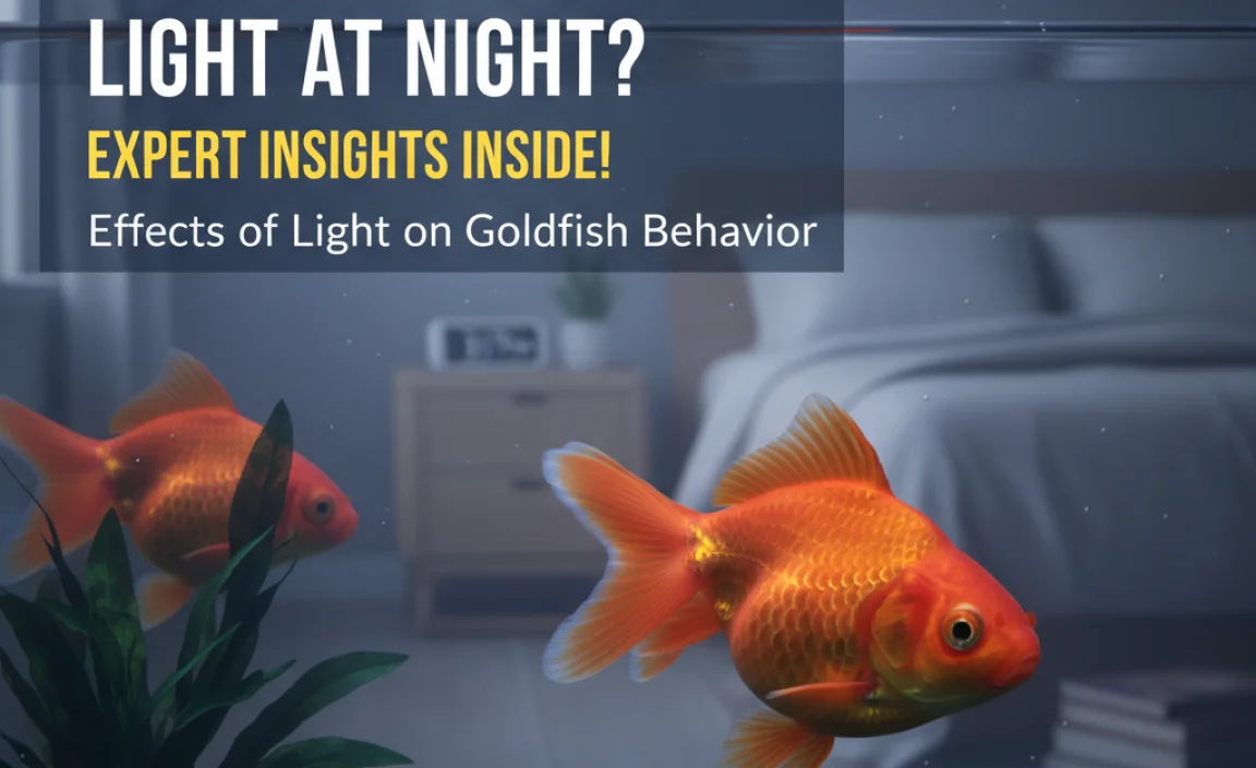 Effects of Light on Goldfish Behavior