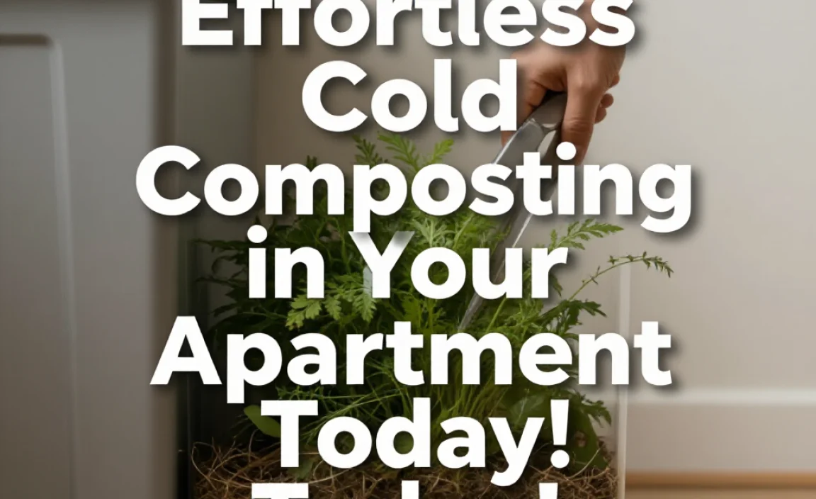 Effortless Cold Composting in Your Apartment Today!