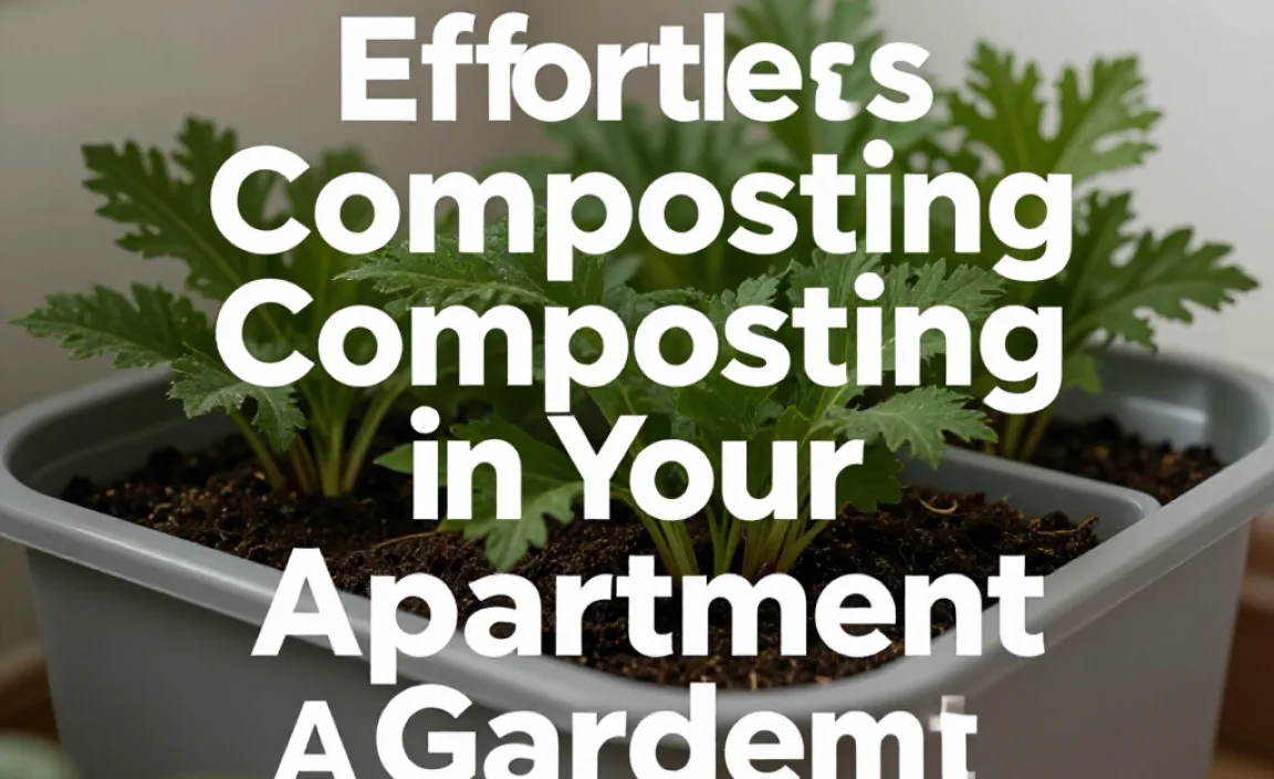 Effortless Sheet Composting in Your Apartment Garden