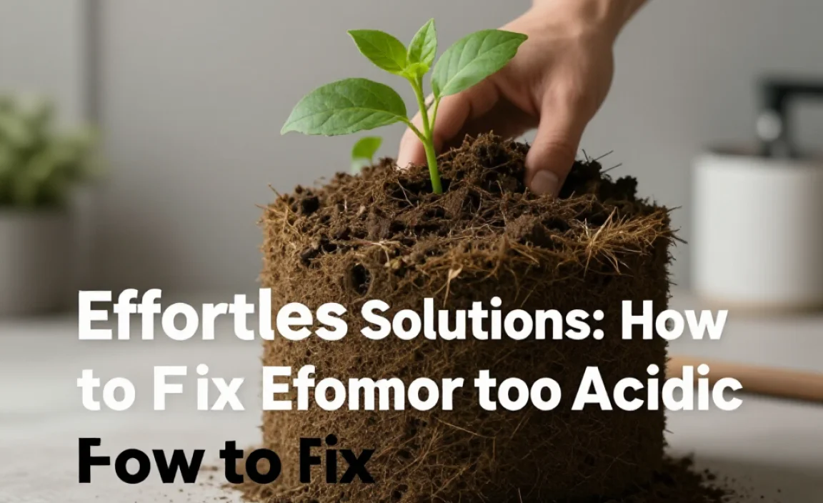 Effortless Solutions: How to Fix Compo Too Acidic