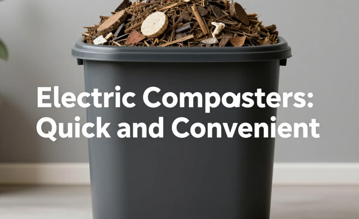Electric Composters: Quick and Convenient