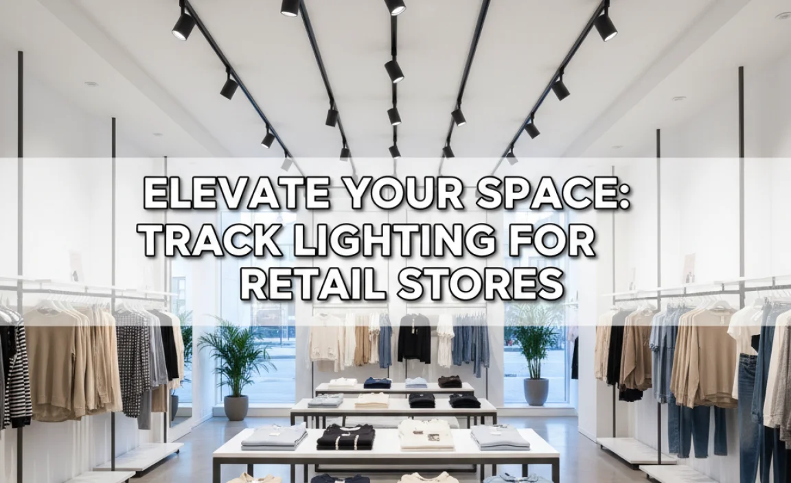 Elevate Your Space: Track Lighting For Retail Stores