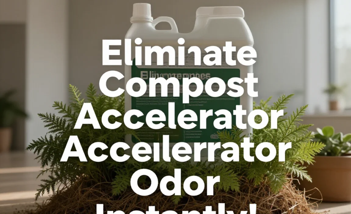 Eliminate Compost Accelerator Odor Instantly!